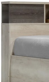 Κρεβάτι OLYMPUS σε χρώμα castilo oak 140x200εκ