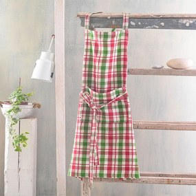 Ποδιά Κουζίνας Ολόσωμη Castelo Red-Green Ρυθμός 100% Cotton