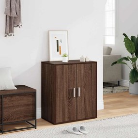 vidaXL Παπουτσοθήκη Καφέ Δρυς 60x35x70 εκ. από Επεξεργασμένο Ξύλο