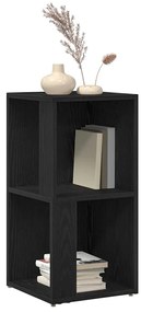 vidaXL Γωνιακό Ντουλάπι Μαύρη Δρυς 33x33x67 εκ Επεξεργασμένο Ξύλο