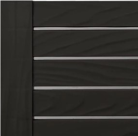 vidaXL Ξαπλώστρα Μαύρη 155 x 58 x 83 εκ. από Πολυπροπυλένιο