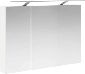vidaXL Σετ Ντουλαπιών Μπάνιου 4 pcs Λευκό 100 x 14,5 x 70 εκ