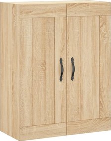vidaXL Ντουλάπι Sonoma δρυς 69,5 x 34 x 180 εκ. από Επεξεργασμένο Ξύλο