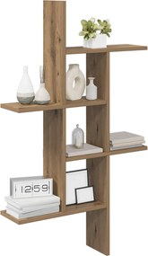 vidaXL Ράφι Τοίχου Artisan Δρυς 61 x 15 x 102 εκ Επεξεργασμένο Ξύλο