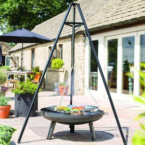 BBGRILL ΨΗΣΤΑΡΙΑ/GRILL ΜΕ ΤΡΙΠΟΔΟ BBQ TRIPOD ΜΑΥΡΗ 172 ΕΚ. 411811