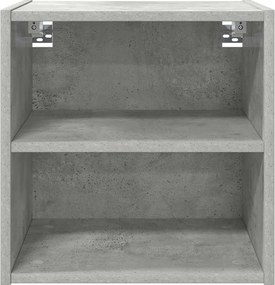 vidaXL Κρεμαστό ντουλάπι Σκυρόδεμα Γκρι 40 x 29,5 x 40 εκ.