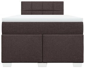 ΚΡΕΒΑΤΙ BOXSPRING ΜΕ ΣΤΡΩΜΑ ΣΚΟΥΡΟ ΚΑΦΕ 120X200 ΕΚ. ΥΦΑΣΜΑΤΙΝΟ 3288158