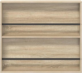 vidaXL Ράφι Περιοδικών Δρύς Sonoma 80 x 12 x 70 εκ Επεξεργασμένο ξύλο