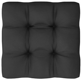 vidaXL Καναπέδες Κήπου Μεσαίοι 2 τεμ. Ξύλο Πεύκου με Ανθρακί Μαξιλάρια