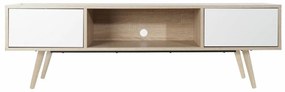 Τηλεόραση DKD Home Decor Λευκό Μέταλλο Ξύλο MDF (160 x 40 x 50 cm)