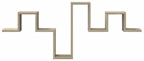 vidaXL Ράφι Τοίχου Sonoma Δρυς 104,5x10x43 εκ. από Επεξεργασμένο Ξύλο