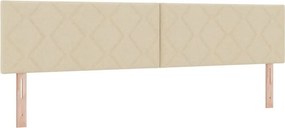 vidaXL Κεφαλάρι Κρεμ 200 cm ύφασμα