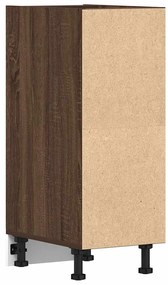 vidaXL Κάτω ντουλάπι Riga καφέ δρυς 30x44,5x81,5 cm