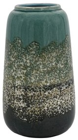Κεραμικό Βάζο FL2361 Fylliana Πράσινο - Γκρί Φ19x32 εκ. 19x19x32 εκ.