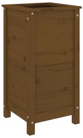 vidaXL Ζαρντινιέρα Μελί 40 x 40 x 78 εκ. από Μασίφ Ξύλο Πεύκου