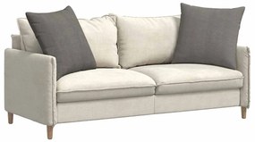 vidaXL Μαξιλάρι Καναπέ 2 pcs Ανοιχτό γκρι 60 x 60 cm
