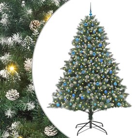 vidaXL Τεχνητό Χριστουγεννιάτικο Δέντρο με 300 LED Πράσινο 240 cm