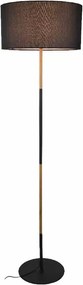 Φωτιστικό Δαπέδου Aca Yasmine OD6508FBK Black/Wood