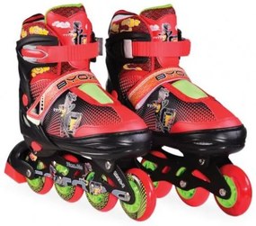ΠΑΤΙΝΙΑ BYOX ROLLER SKATES MASK RED BLACK 3800146254209