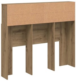 vidaXL Κεφαλάρι Με Αποθηκευτικό Χώρο 120x19x103,5 εκ. Επεξ. Ξύλο