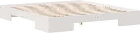 vidaXL Σκελετός Κρεβατιού Λευκό 200 x 200 cm