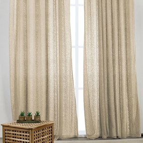 Κουρτίνα (270x280) Με Τρουκς Whitegg K0182-1 Beige