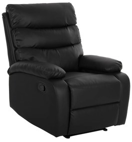 Πολυθρόνα YASUMU RELAX C9783.11 Μαύρο PU 80x93x100Υεκ. 80x93x100 εκ.