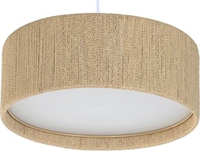 Φωτιστικό Οροφής Home ESPRIT Καφέ Σχοινί 50 W