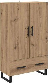 vidaXL Highboard Artisan Oak 69,5 x 30 x 115 εκ Επεξεργασμένο ξύλο