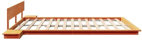vidaXL Σκελετός Κρεβατιού Καφέ 200 x 200 cm ξύλο