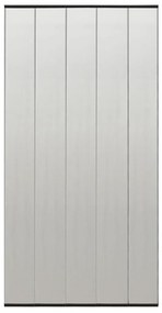 vidaXL Σήτα Πόρτας Κουρτίνα 5 Τεμαχίων Μαύρη 120 x 240 εκ.