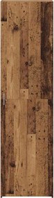vidaXL Highboard 2 pcs Παλιό ξύλο 50 x 42,5 x 185 εκ.