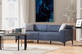 3-Seat Sofa Petra 3 - Blue Blue