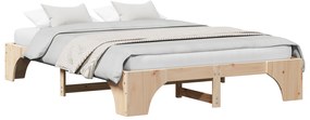 vidaXL Κρεβάτι 150x200 cm Μασίφ Ξύλο Πεύκου