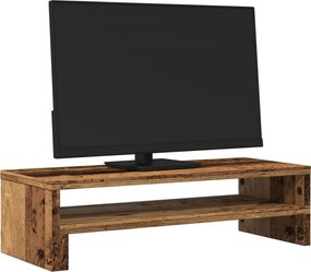 vidaXL Βάση Οθόνης Όψη Παλαιού Ξύλου 54x22x15 εκ. από Επεξ. Ξύλο