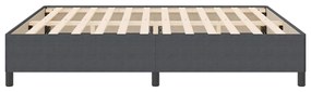 vidaXL Σκελετός Κρεβατιού Σκούρο γκρι 200 x 200 cm Βελούδο