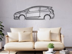 Σετ των 2 Intra απο ξύλο plywood Χρώμα wenge 3mm-4mm πάχος - Fiesta MK7 Car Silhouette Dxf Δίασταση 20x20 cm INTRAFABR-69559048