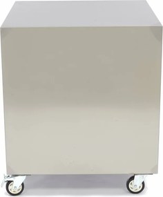 Stainless Steel Machine Table - 60 x 60cm - 120kg Load Capacity - on Wheels