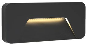 Φωτιστικό τοίχου Kentucky LED 3W 3CCT Outdoor Wall Lamp Anthracite D:22cmx8cm (80202040)