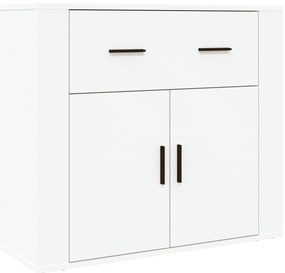 vidaXL Ντουλάπι Λευκό από Επεξεργασμένο Ξύλο