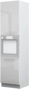 Επιδαπέδιο ντουλάπι φούρνου ψηλό Raval K23-60-2KR-Λευκό - Λευκό γυαλιστερό