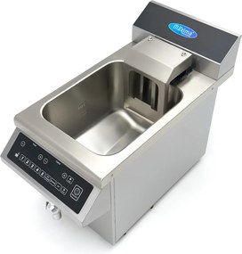 Deep Fryer - 8L - 1 Basket - Induction - Lift System - with Drain Tap