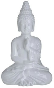 Διακοσμητικός Βούδας 3-70-327-0127 20x12x32cm White Inart Ceramic