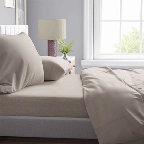 Μαξιλαροθήκη Μελανζέ 01 Beige DimCol 50Χ70 Cotton-Polyester
