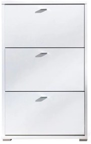 Παπουτσοθήκη Murrieta E102, Άσπρο, 69x112x25cm, Πλαστικοποιημένη μοριοσανίδα | Epipla1.gr