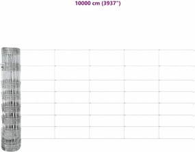 vidaXL Στύλος Περιφράξεων Γαλβανισμένο 25 x 0,8 m Ατσάλι