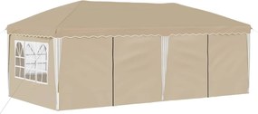 vidaXL Αυτοσχέδιο Μόρφωση 575 x 288 x 245 εκ Κρεμ