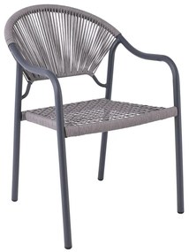 Πολυθρόνα Βεράντας-Κήπου Polis Ε6719,1 58x65x85,5cm Anthracite-Grey