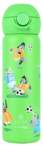 Θερμός Παιδικό Ανοξείδωτο Με Καλαμάκι Jungle Kick 500ml-7,9x6,6x20,3εκ. Save The Aegean Estia 01-33156