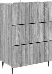 vidaXL Ντουλάπι με Συρτάρια 66 x 34,5 x 92 εκ. Επεξεργασμένο Ξύλο